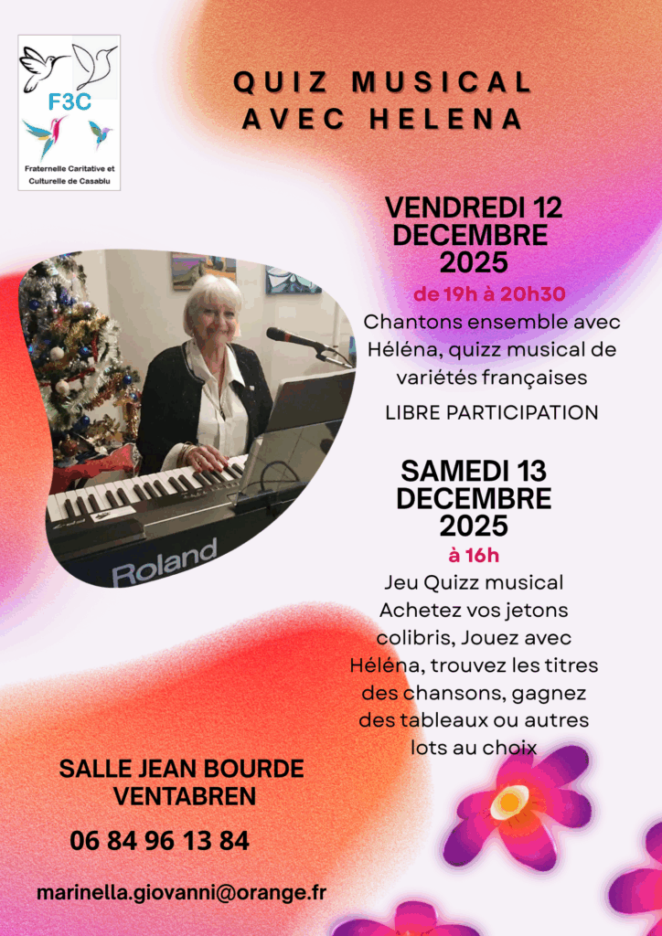 f3c quiz musical decembre 2025