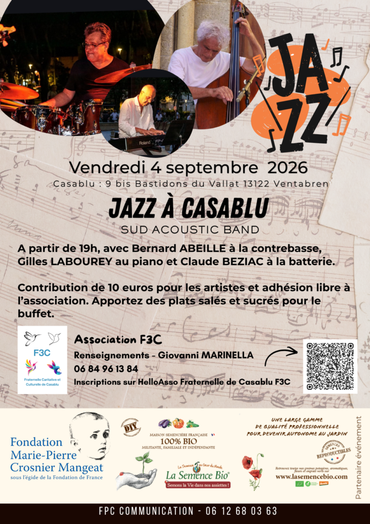 soirée jazz 4 septembre