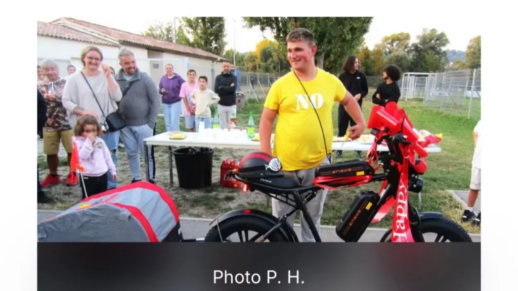 tommy et son velo